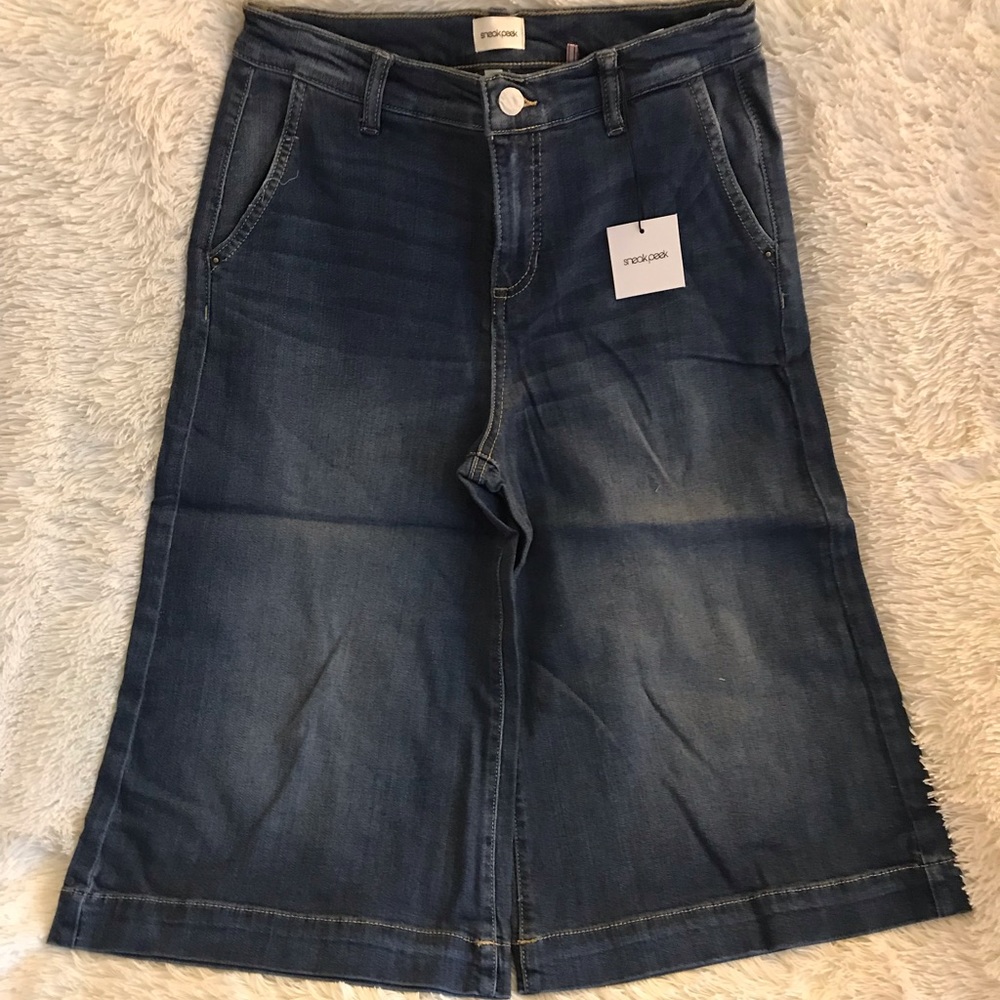 Dark Denim Gauchos